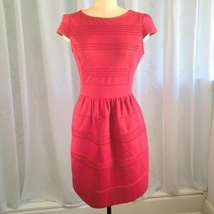 Elle Cap Sleeve Red Mini Dress